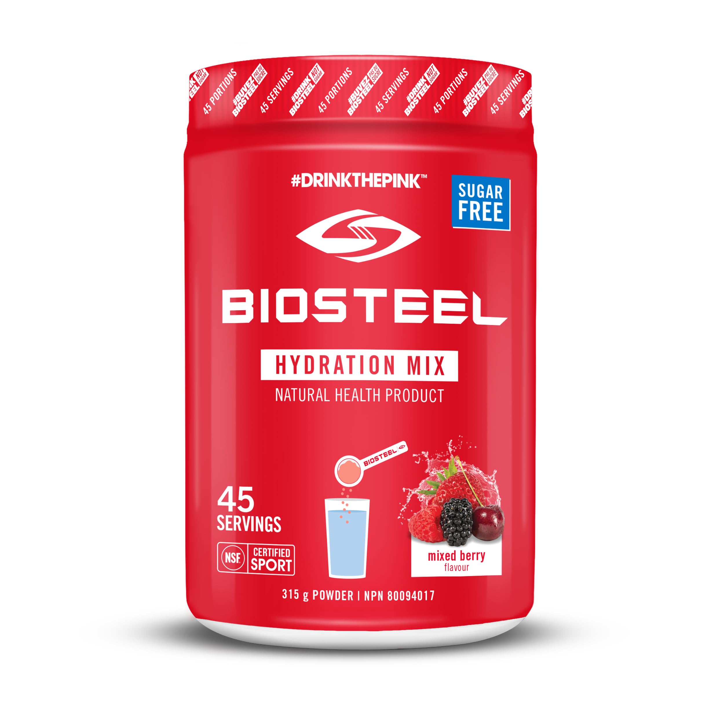 BioSteel Hydration Mix Great Tasting Hydration with Zero Sugar