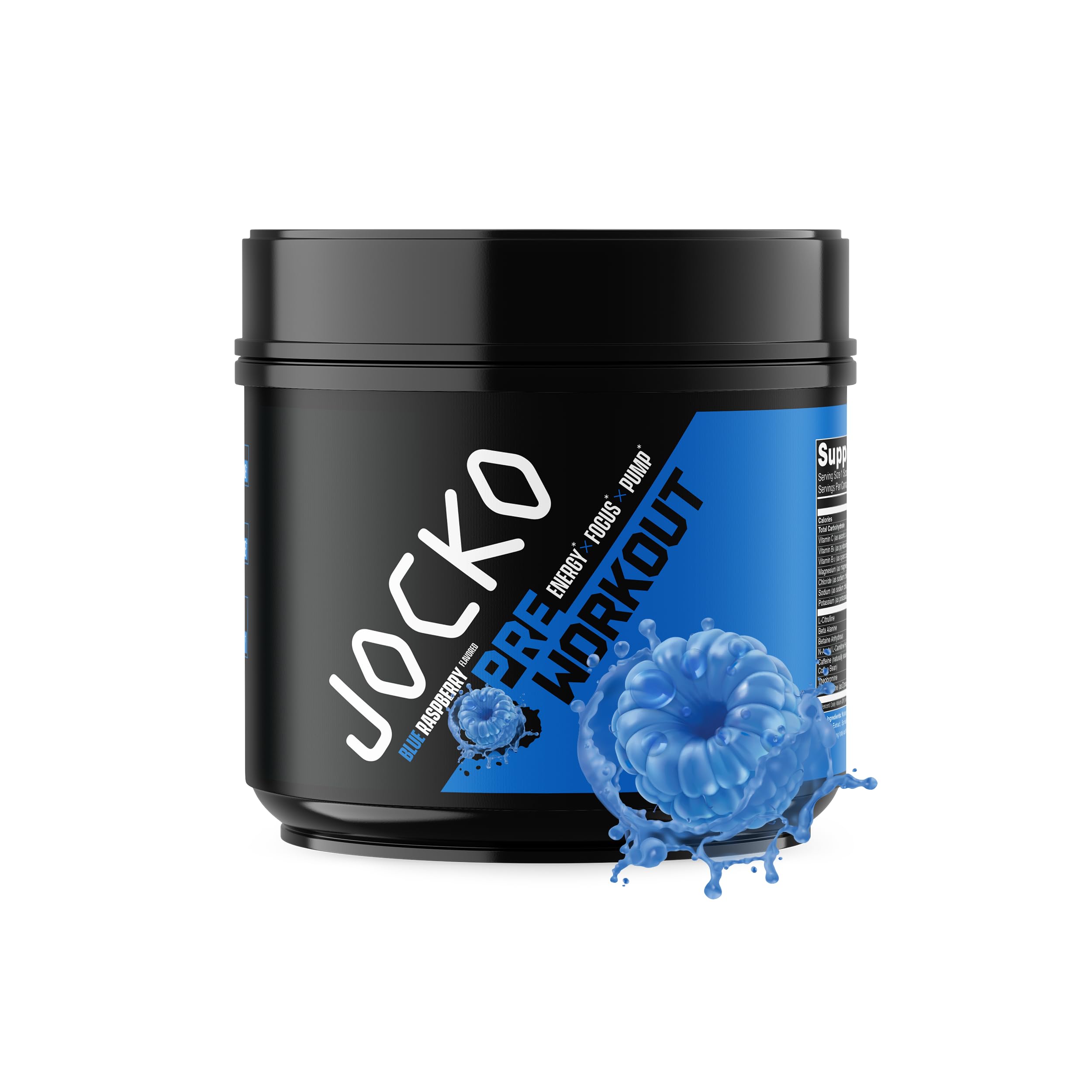 Jocko Fuel Ultimate Pre Workout Powder Blue Raspberry