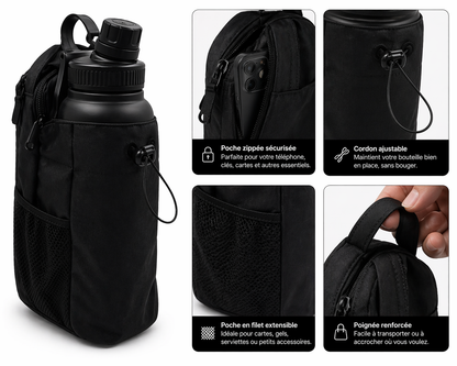 Gym Bag with Outdoor Kettle Holder