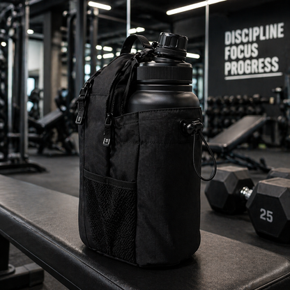 Gym Bag with Outdoor Kettle Holder