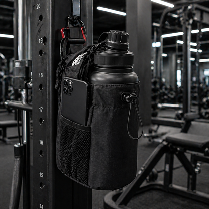 Gym Bag with Outdoor Kettle Holder