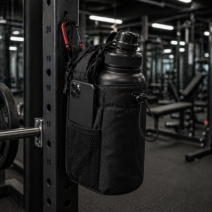 Gym Bag with Outdoor Kettle Holder