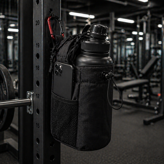 Gym Bag with Outdoor Kettle Holder