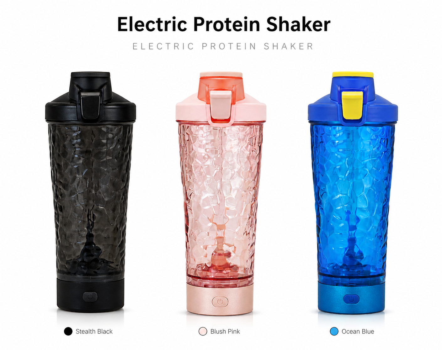 Electric Protein Shaker Bottle
