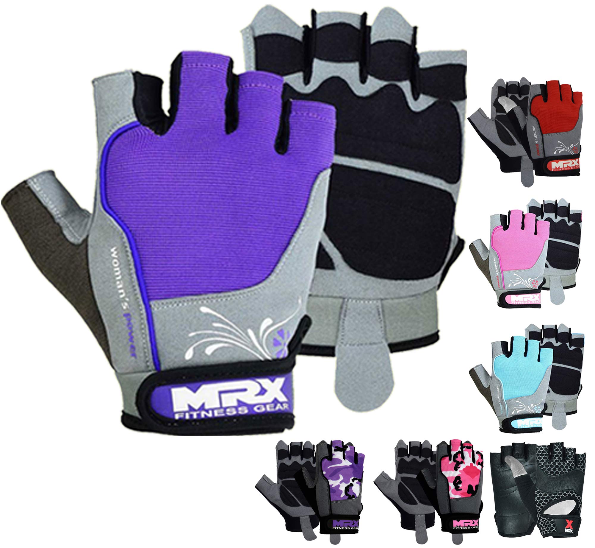 MRX BOXING & FITNESS Weight Lifting/Exercise Grip Gloves for Workouts Weight Training