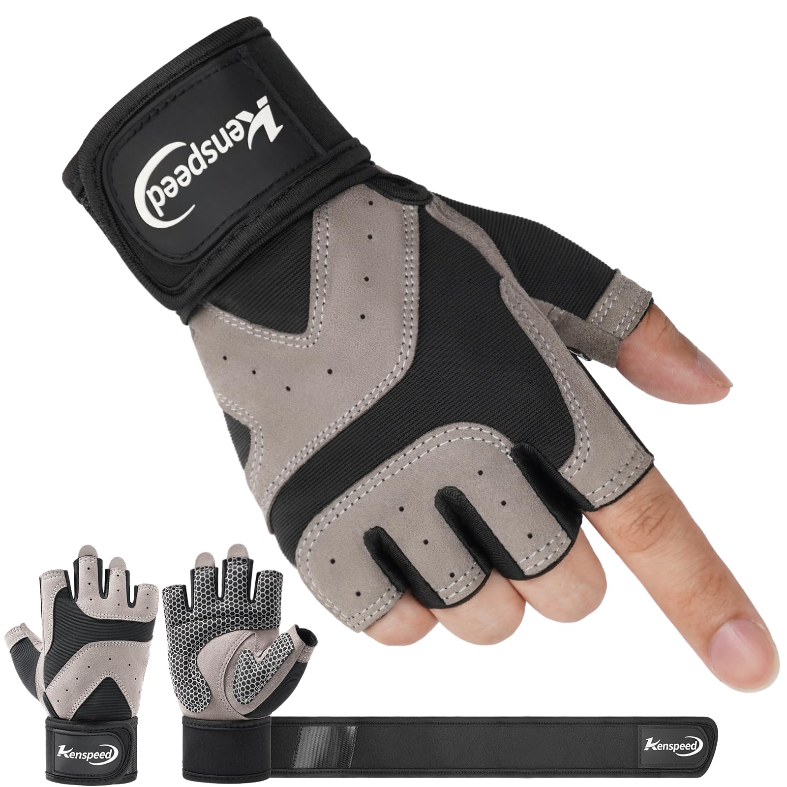Kenspeed Workout Gloves Gym Gloves for Weight Lifting